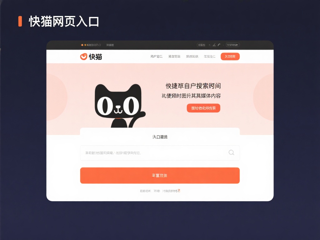 快猫网页入口通常涉及一个网站或平台的访问